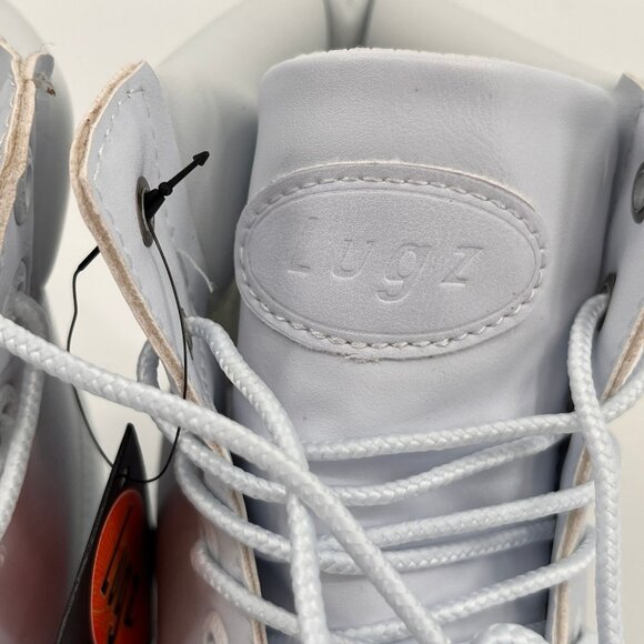 Lugz Convoy 6-Inch Boot Size 8.5W White Faux Leather Wide Water Resistant - Picture 6 of 16